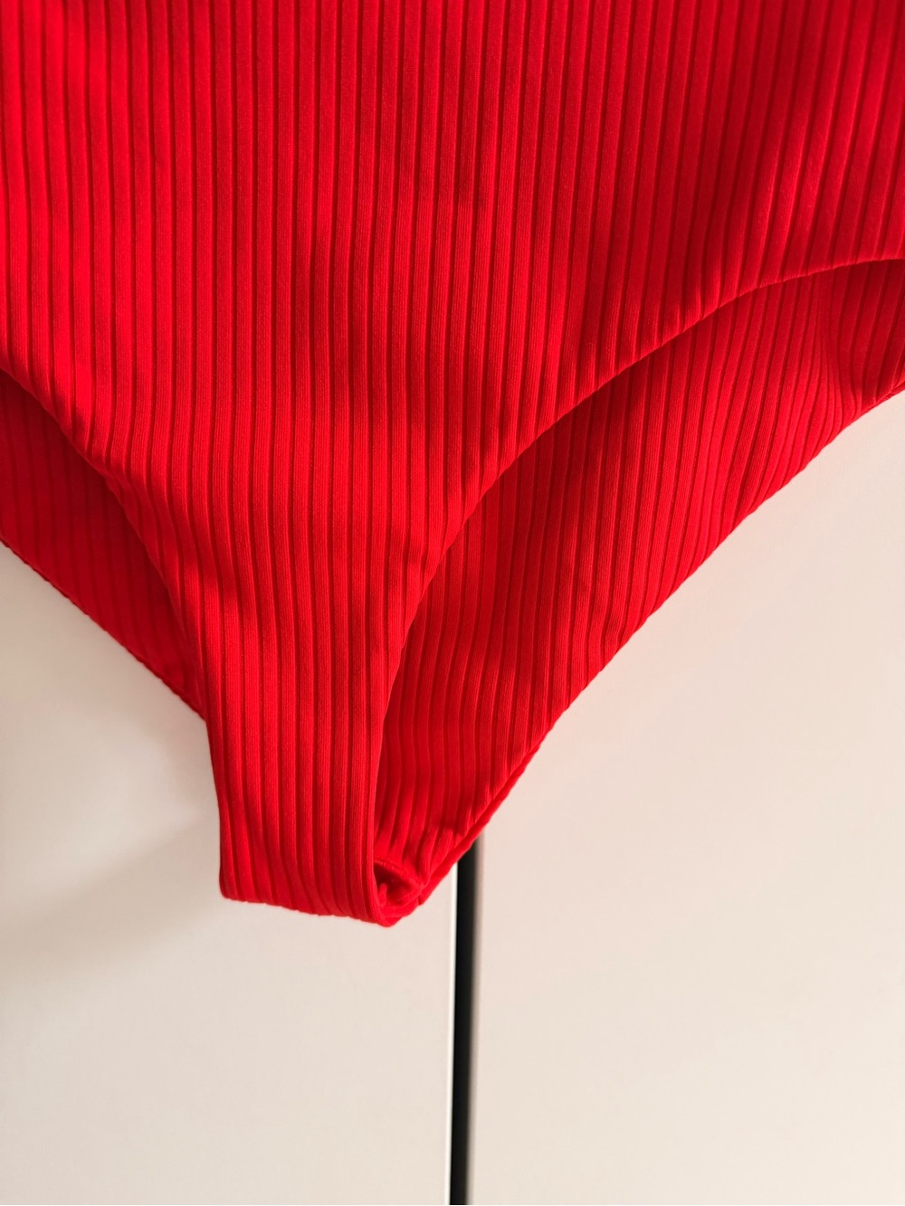 Mara Hoffman Scarlet Ribbed Tie-Front Bandeau Bikini Set - Picture 5 of 13